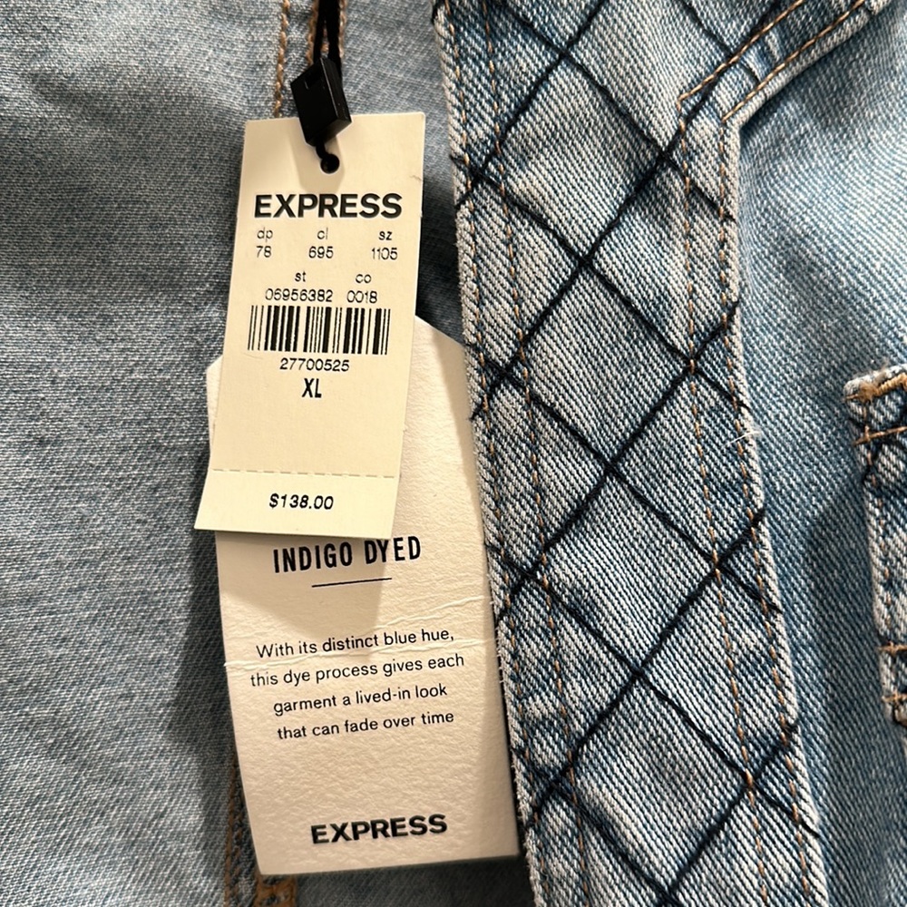 Padded jean jacket - Picture 3 of 5